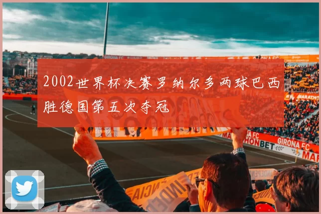 2002世界杯决赛罗纳尔多两球巴西胜德国第五次夺冠